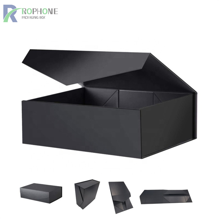 confezione regalo in cartone nero