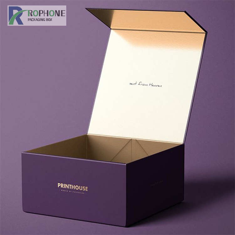 confezione regalo in carta pieghevole in cartone