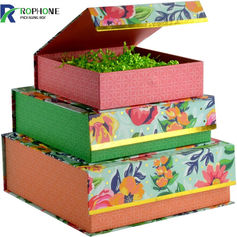 scatole regalo floreali