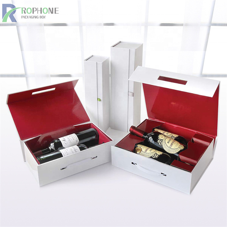 cassette per vino con finestra